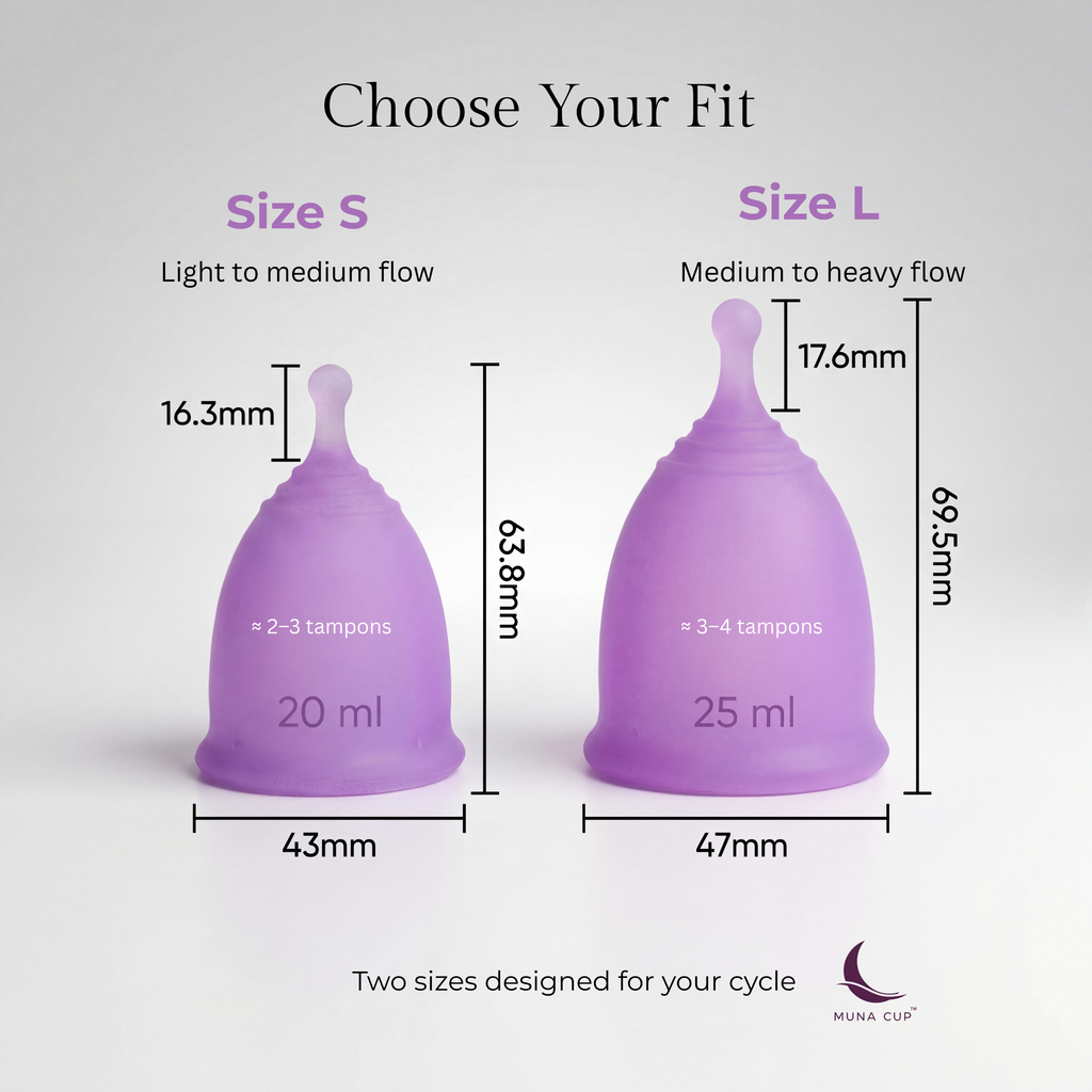 Muna Cup | Reusable Menstrual Cup Designed for Your Cycle