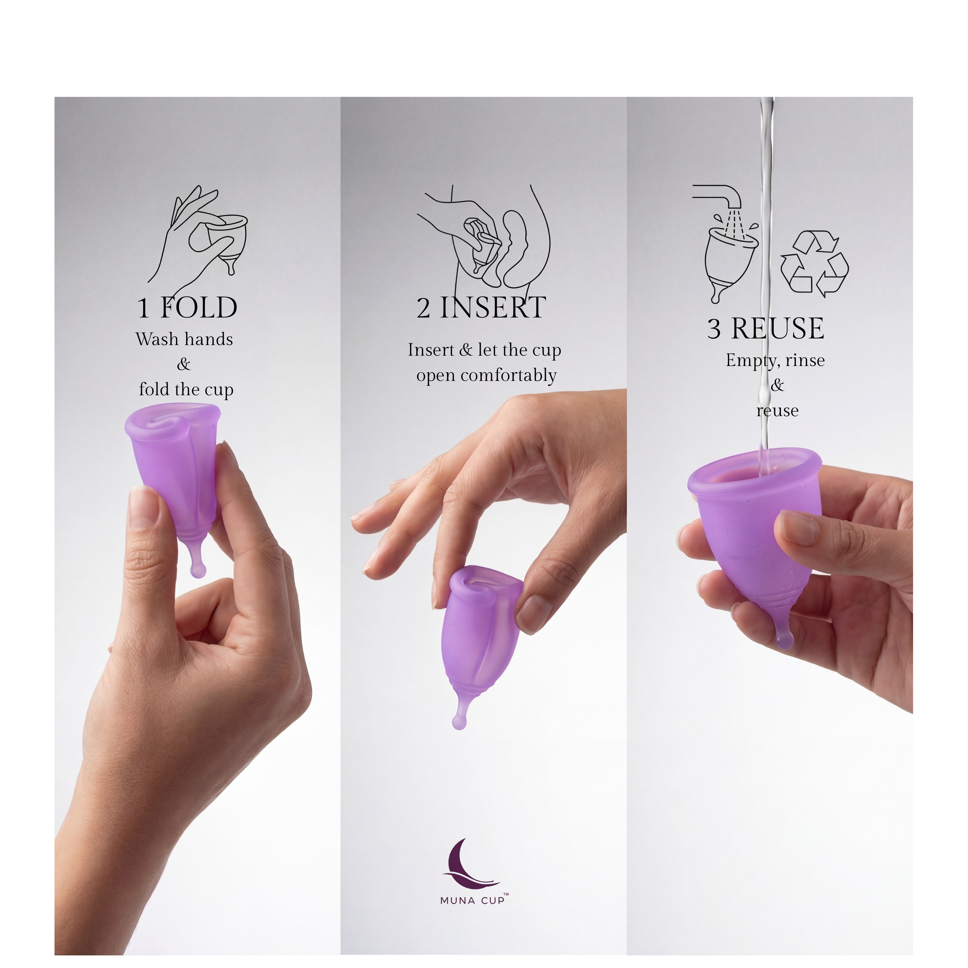 Muna Cup | Reusable Menstrual Cup Designed for Your Cycle